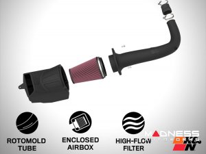 Jeep Wrangler JL Cold Air Intake - High-Flow - K&N - 2.0L 4xE